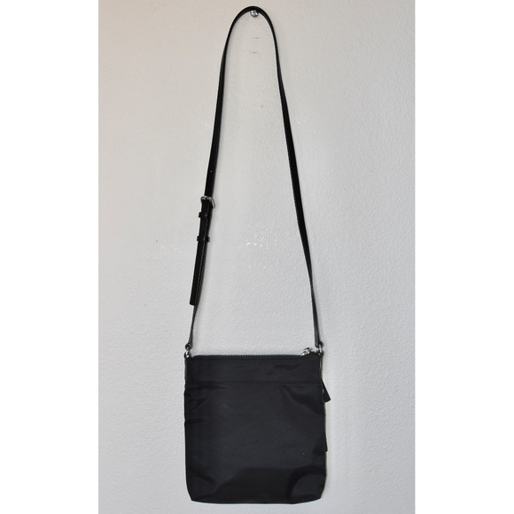 MARK JACOBS NEW BIKER NORTH SOUTH BLACK NYLON CROSSBODY BAG - Picture 6 of 9